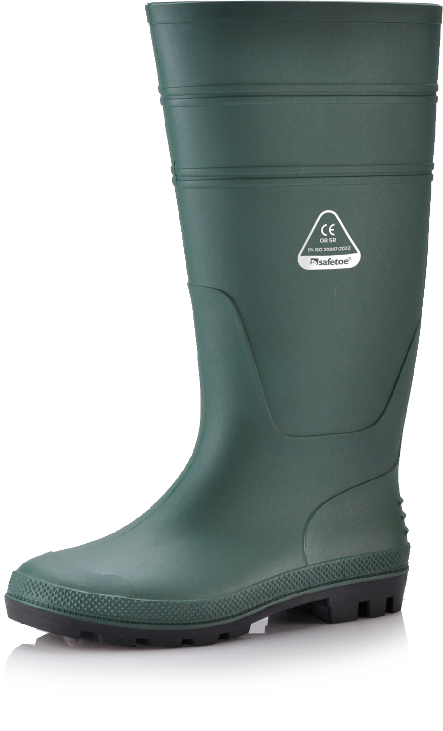 PVC Gum Regenstiefel W-6036 Grün