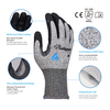 Bauarbeiten Handschuhe schneiden resistente Sicherheitsarbeit Handschuhe PD8045 Schwarz