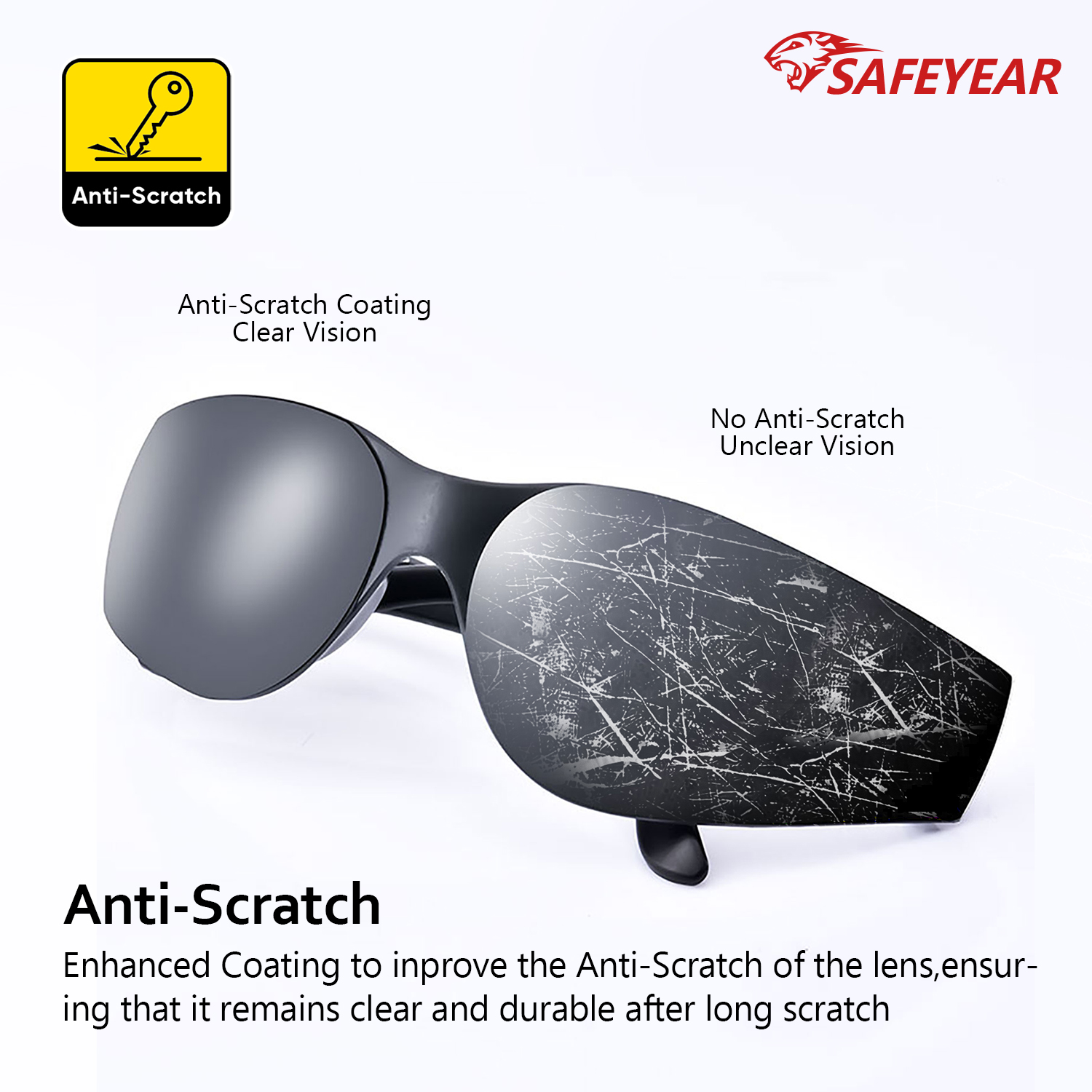 Schutzsicherheit Sonnenbrille SG001 Schwarz