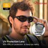 Schwarze Linsensicherheit Sonnenbrille SG002 Schwarz