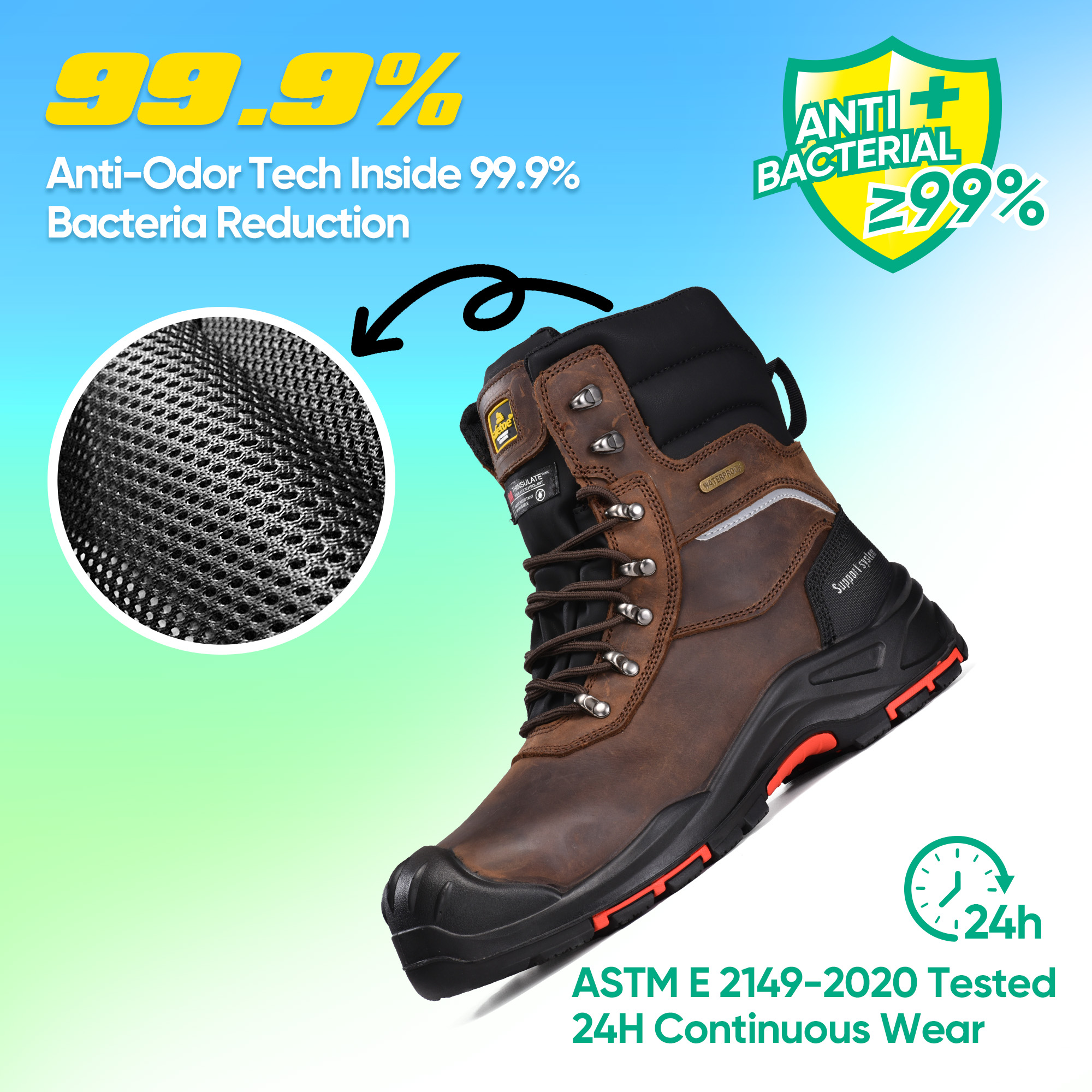 S7S Sicherheitsschuhe Antistatische ölfeste Sicherheitsschuhe H-9552