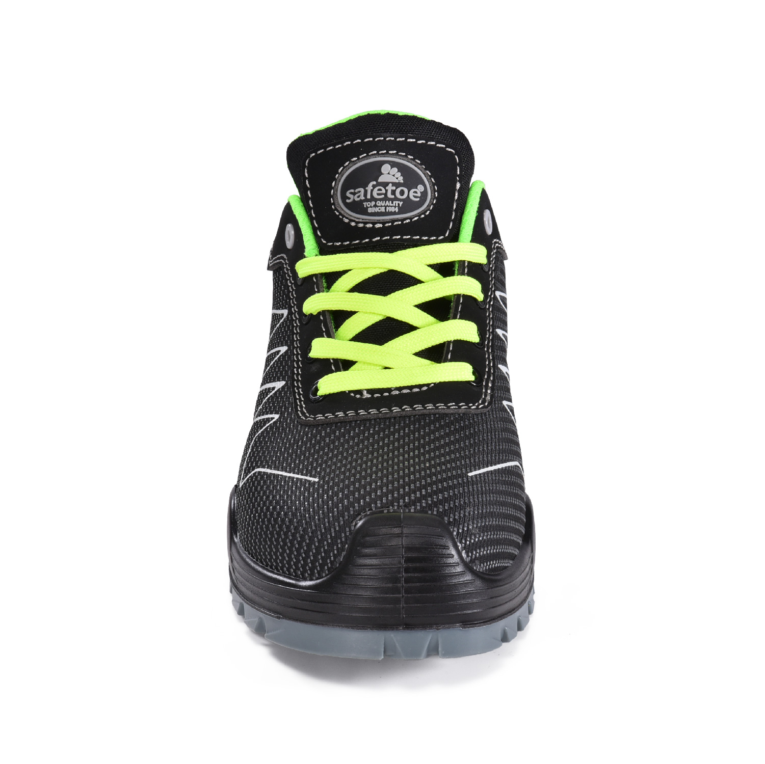 Leichtes Gewichtsstil Stoff Sicherheit Schuhe-L7530 Grün
