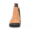 S3 Chelsea-Arbeitsstiefel ohne Schnürsenkel zum Hineinschlüpfen, Israel und Australien, M-8316, Beige