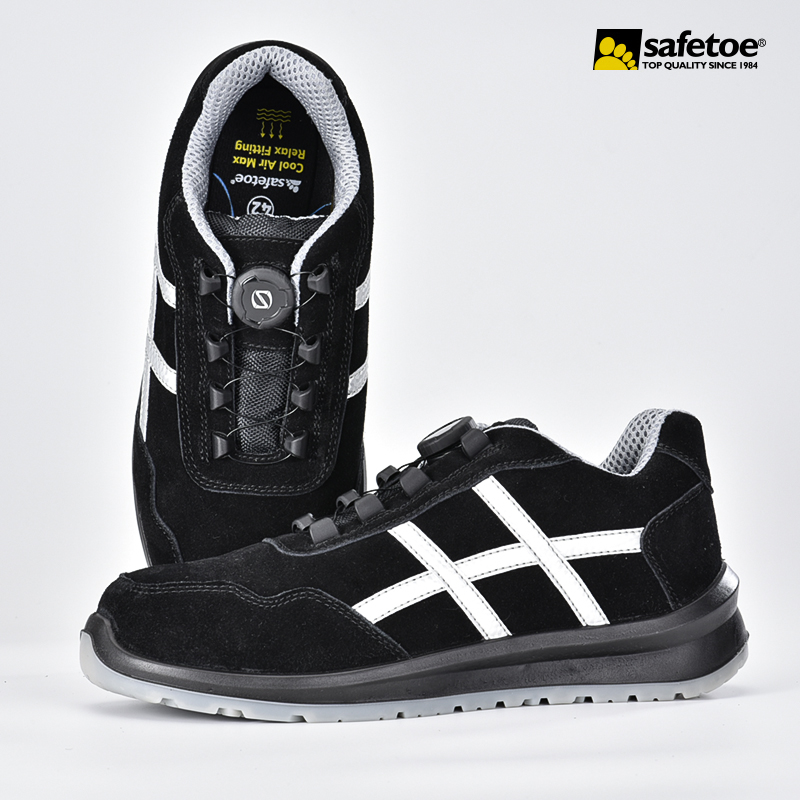 Sporty Metal Free S1P-Sicherheitsschuhe mit Twist Lock System L-7329