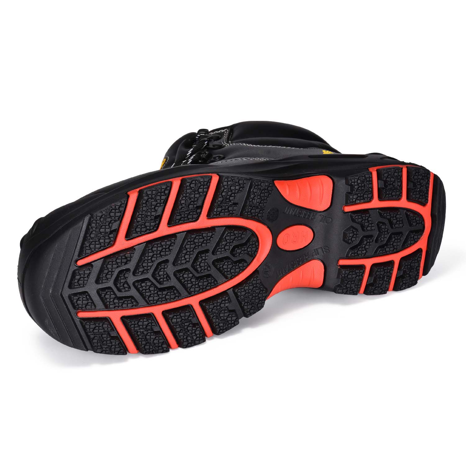 Wasserdichte PU/Gummi-Sicherheitsschuhe mit Stahlzehen M-8575