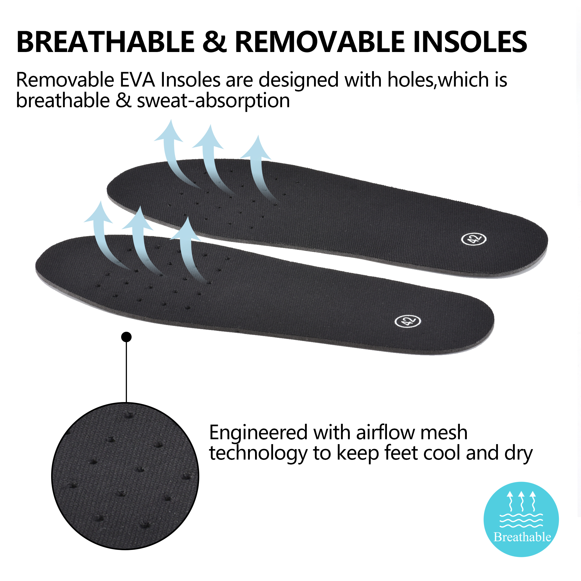 Berufsgummistiefel – Wasserdichte PVC-Arbeitsregenstiefel für Reinigung und nasse Umgebungen, Weiß