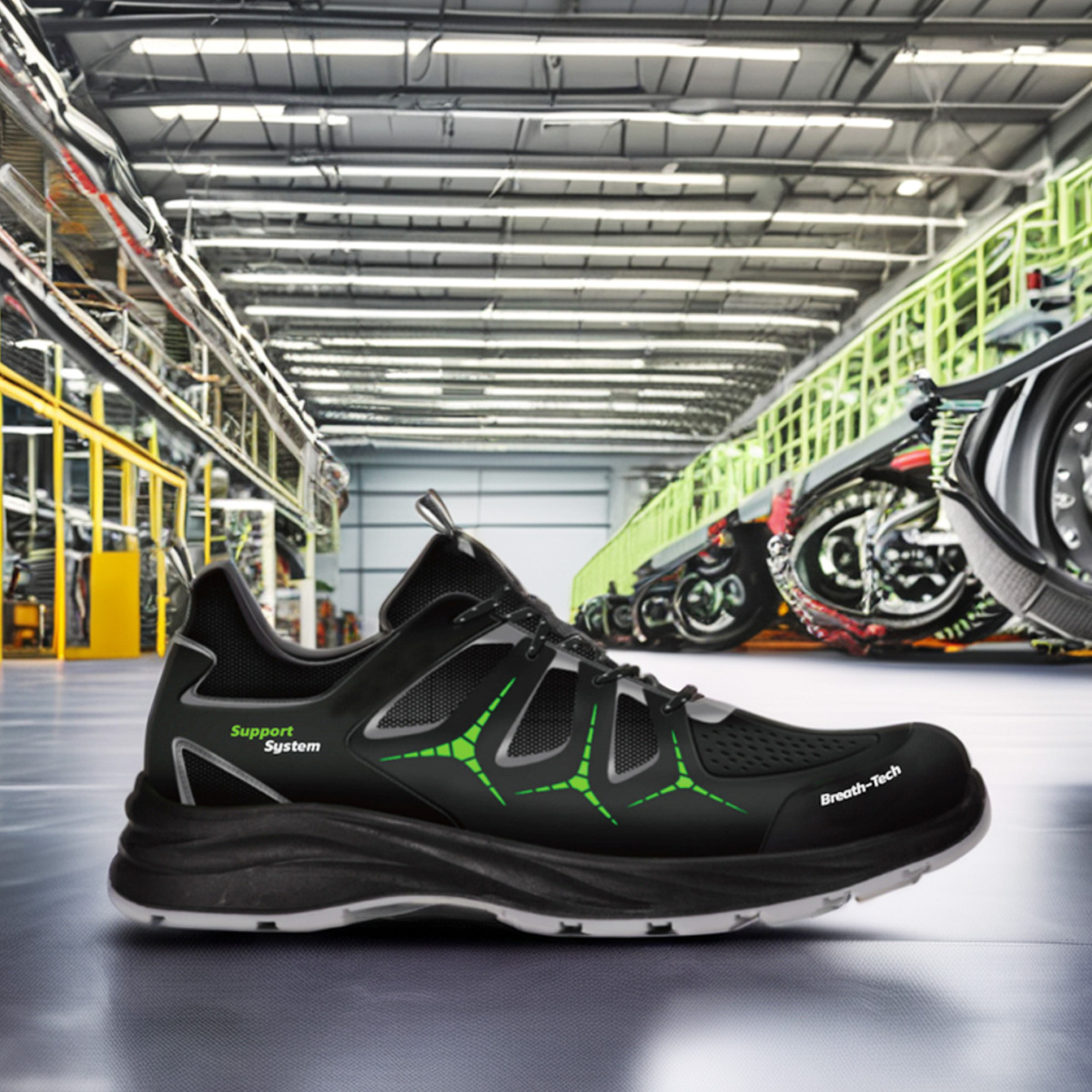 2025 Neues Design Leichtgewichtssicherheit Sneaker Männer Schuhe Arbeit L-7568