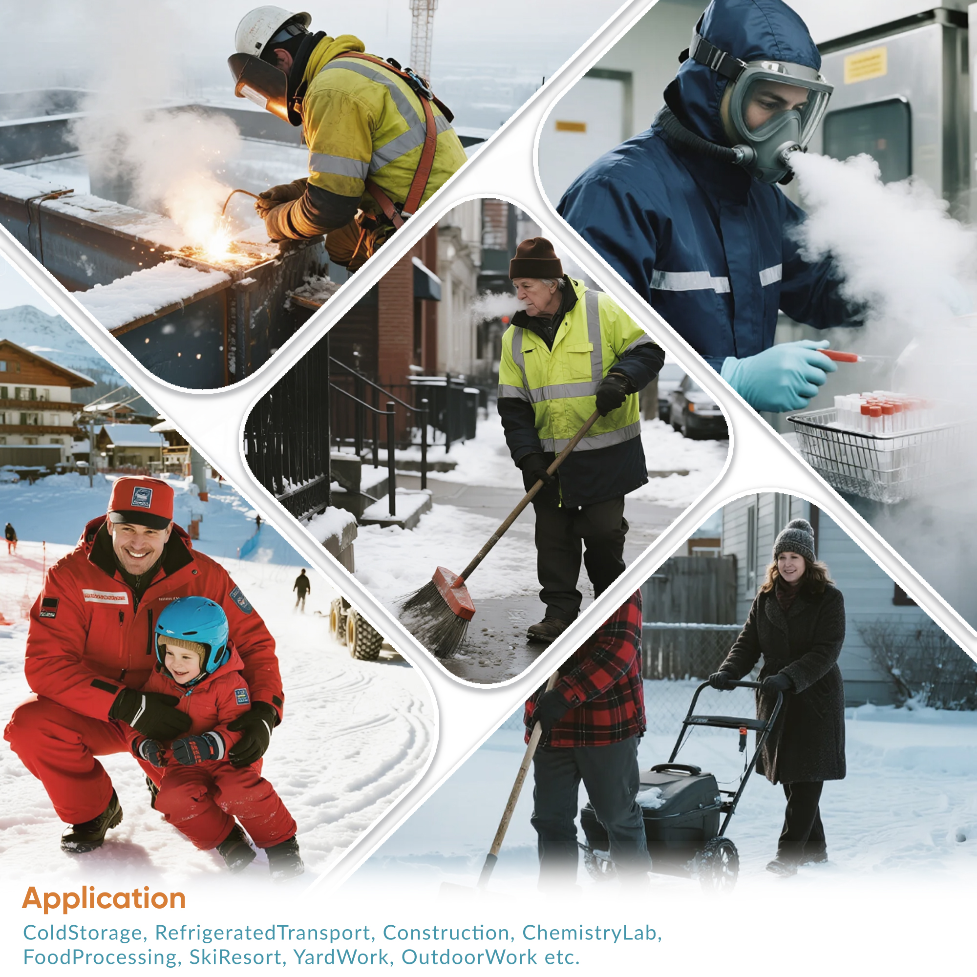 Antibakterielle Arbeitseinlegesohlen von Safetoe Winter mit 3M-Wärmeisolierung