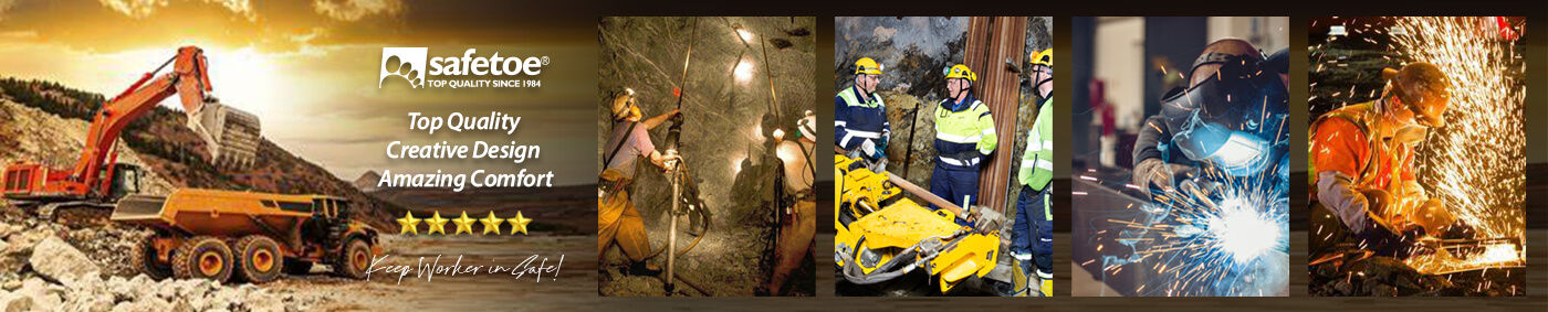 Bergbau-Arbeitsstiefel, Schweiß-Sicherheitsschuhe, Arbeitsstiefel