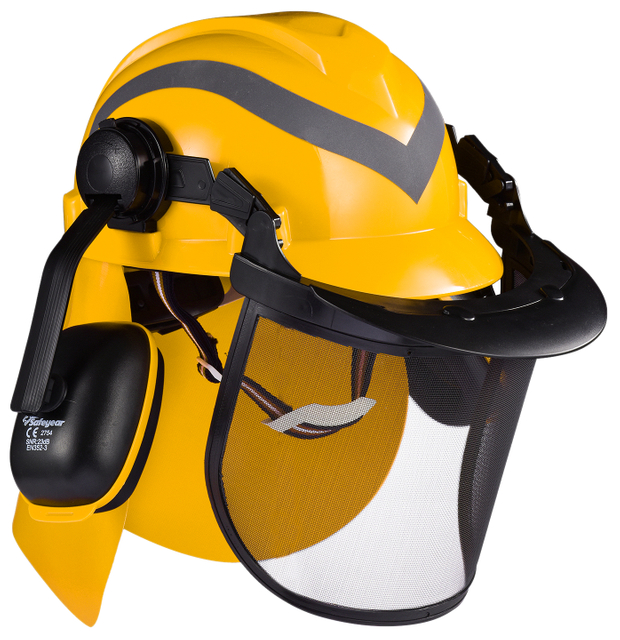 Gesichtsschildschutz Sicherheitshelme M-5009 Gelb