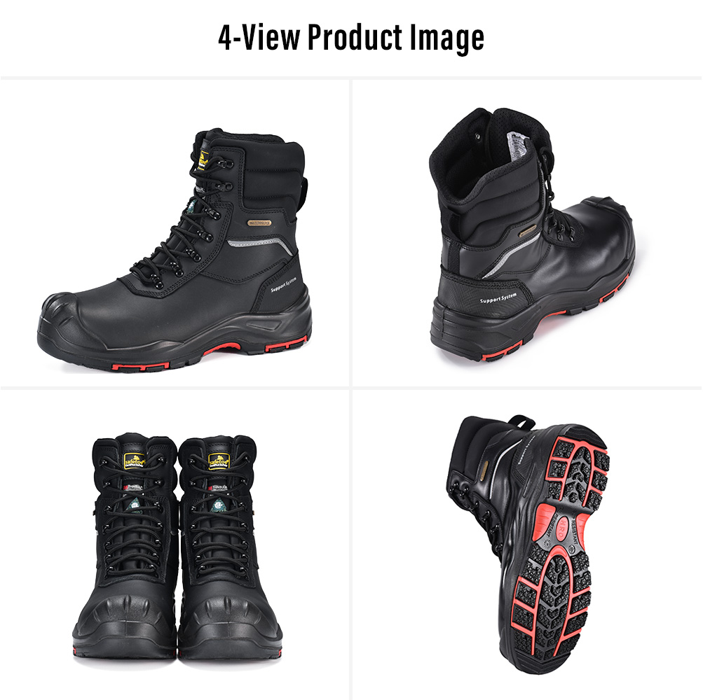 H-9552BK CSA-zertifizierte wasserdichte 3M-isolierte Verbundzehen-Arbeitsstiefel. Multi-View 