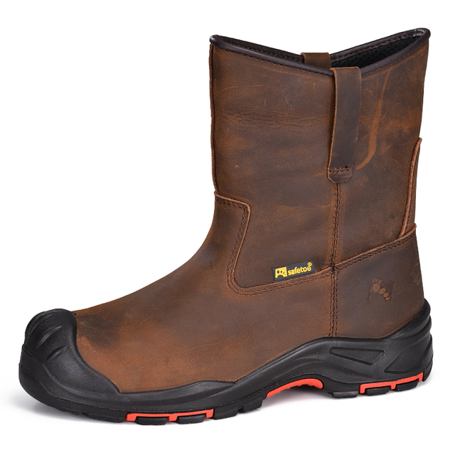 Klassische Öl- und Gas-Sicherheitsstiefel aus Leder | H-9441 S3