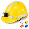 Bergbau-Schutzhelm mit Stirnlampe W-018L