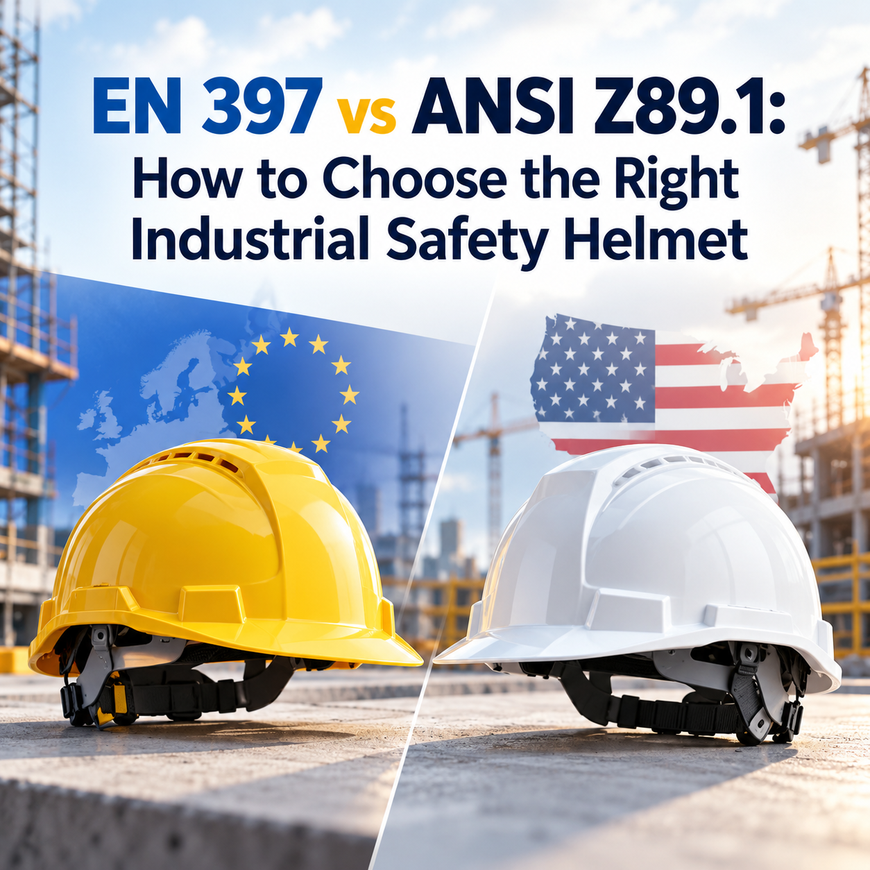 EN 397 vs. ANSI Z89.1: So wählen Sie den richtigen Industrieschutzhelm aus