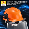 Elektrischer Schutzhelm der Klasse E mit Gesichtsschutz W-003V