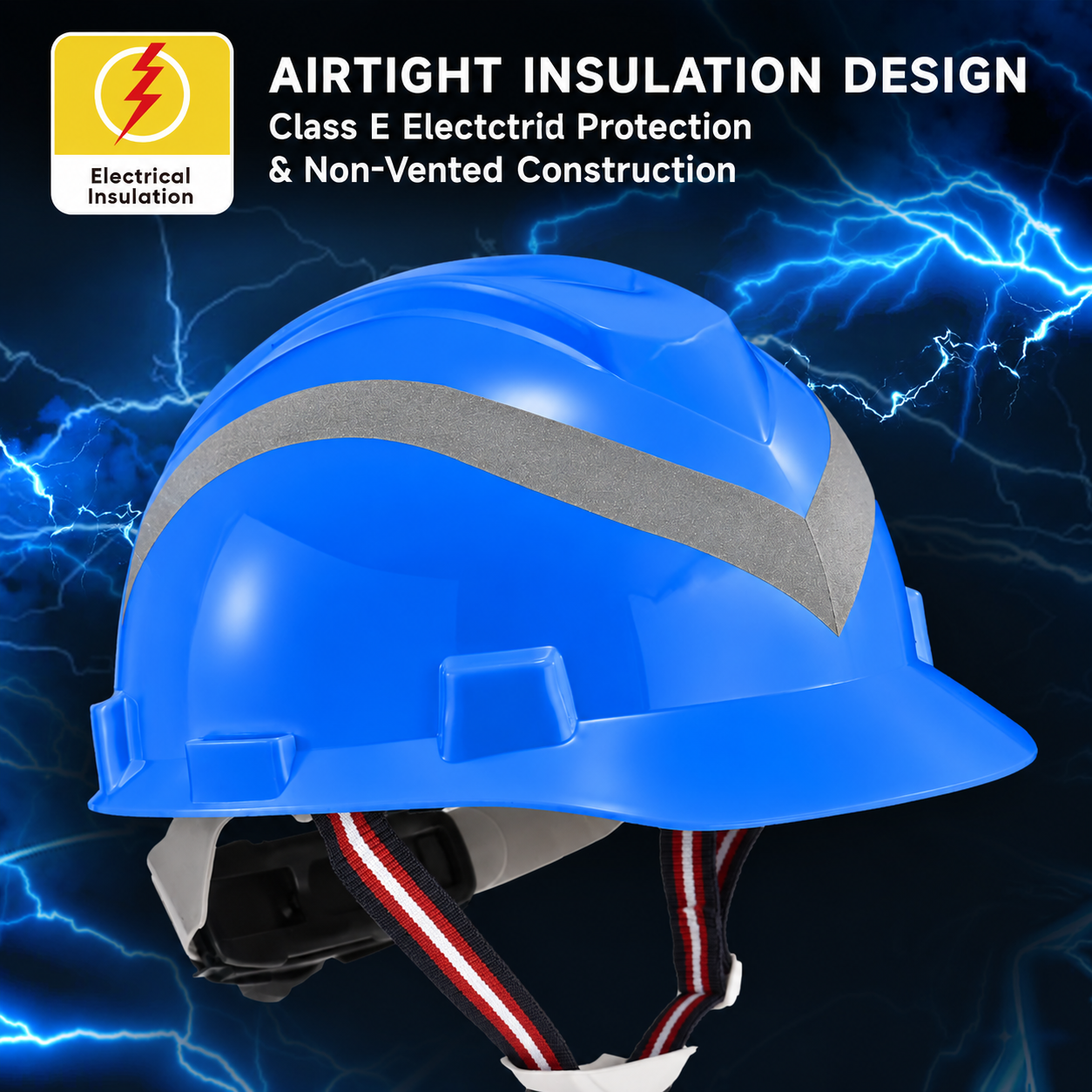 Reflektierender elektrischer Schutzhelm der Klasse E W-003R
