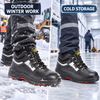 Isolierte Winter-Sicherheitsstiefel mit warmem Wollfutter | M-8027 IceShield