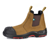CSA EH Composite Toe Chelsea Sicherheitsstiefel | Metallfreie Arbeitsstiefel aus Leder M-8025NB
