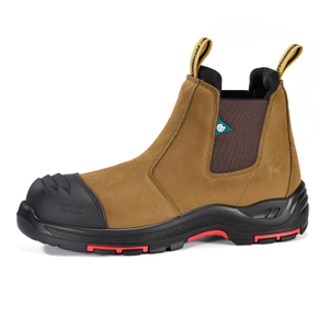 CSA EH Composite Toe Chelsea Sicherheitsstiefel | Metallfreie Arbeitsstiefel aus Leder M-8025NB