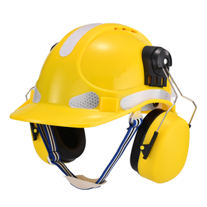  Belüfteter Schutzhelm mit Ohrenschützer-Gehörschutz