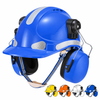 Bauschutzhelm mit Ohrenschützern W-018EM