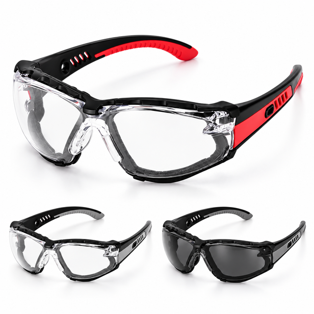 Mit Schaumstoff ausgekleidete Antibeschlag-Schutzbrille SG037