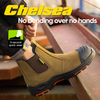 Hochwertige Chelsea-Sicherheitsstiefel zum Hineinschlüpfen mit Verbundzehen- und Kevlar-Schutz | M-8025NB