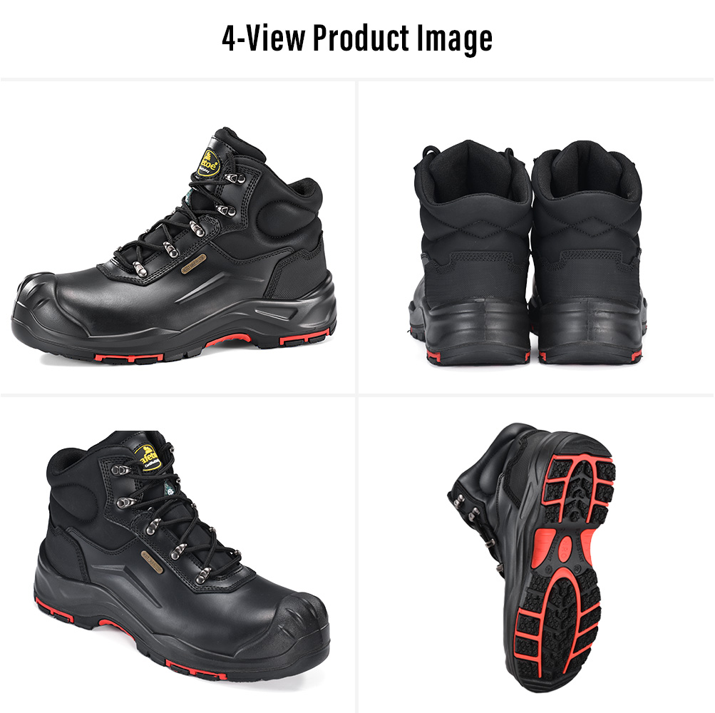 M-8565 CSA-zertifizierte wasserdichte Sicherheitsstiefel mit Zehenschutz aus Verbundwerkstoff. Multi-View 