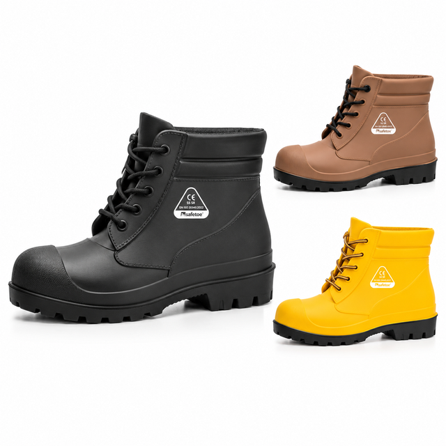 S5 Kurze Sicherheits-Gummistiefel W-6050