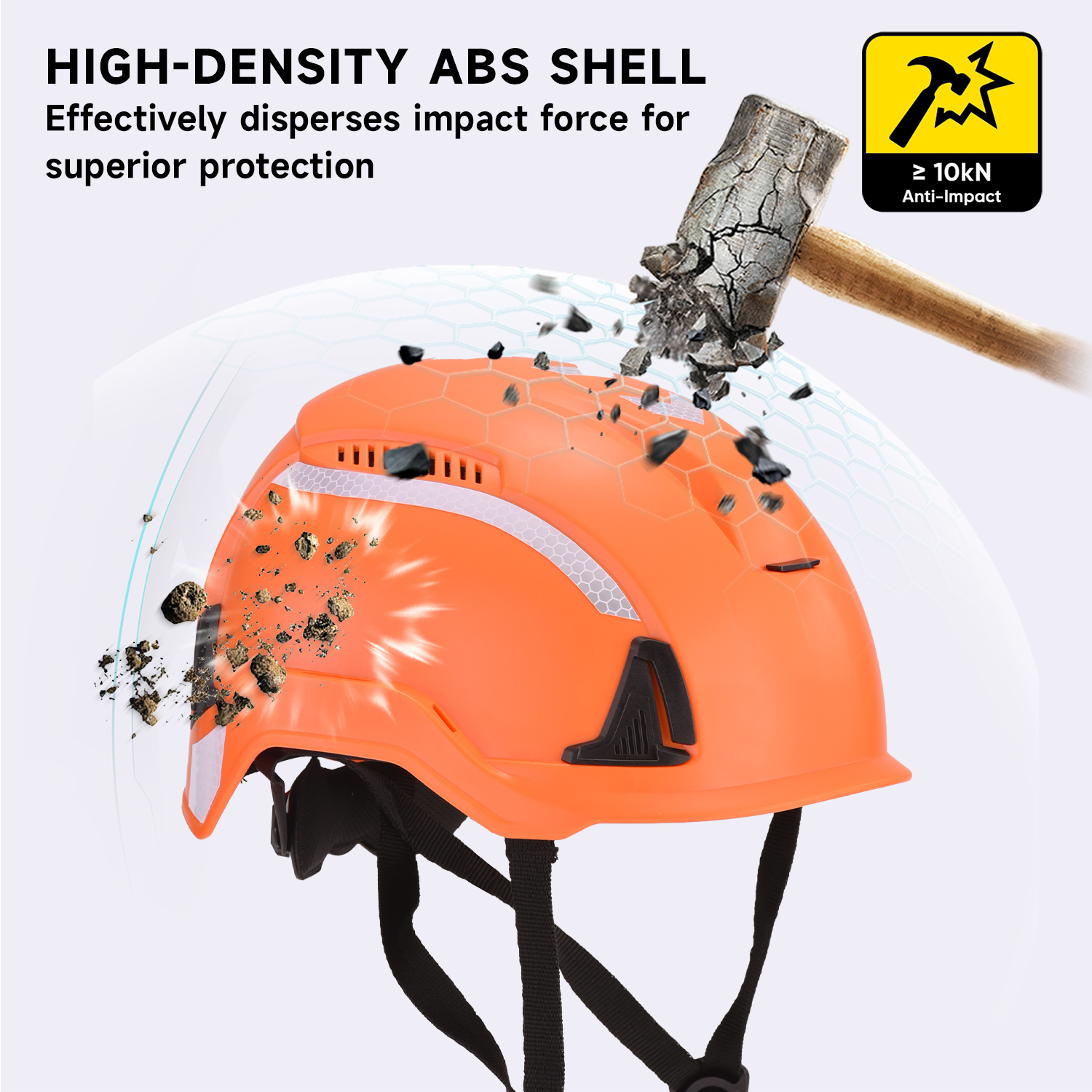 ANSI Typ II Schutzhelm für oberen und seitlichen Aufprallschutz W-6000