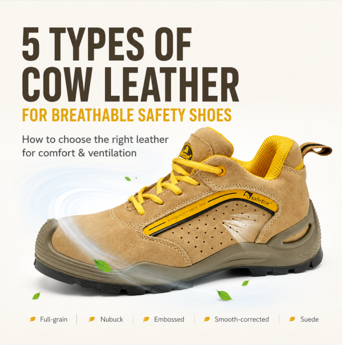 Die besten atmungsaktiven Sicherheitsschuhe und Arbeitsstiefel aus Leder