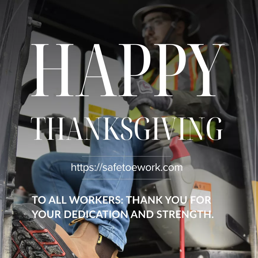 Herzliche Thanksgiving-Wünsche an alle, die die Welt in Bewegung halten