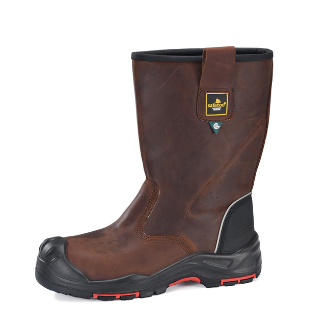 CSA-zertifizierte Sicherheitsstiefel für Öl- und Gasarbeiter | Arbeitsstiefel zum Anziehen mit zusammengesetzter Zehenpartie H-9437