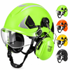 Forstschutzhelm mit Gesichtsschutz und Ohrenschützern M-5018