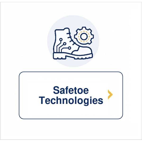 Entdecken Sie Safetoe-Schutz-, Komfort- und Leistungstechnologien f&uuml;r Sicherheitsschuhe