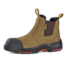 Hochwertige Chelsea-Sicherheitsstiefel zum Hineinschlüpfen mit Verbundzehen- und Kevlar-Schutz | M-8025NB