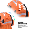 Schutzhelm mit Gesichtsschutz und Ohrenschützer M-5017 Orange