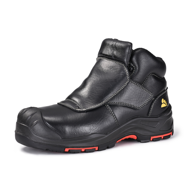 Professionelle Schweißer-Sicherheitsstiefel mit Zehenschutz aus Verbundwerkstoff | M-8387