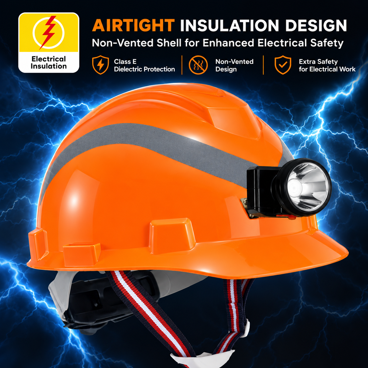 Schutzhelm für unterirdische Versorgungseinrichtungen W-003L