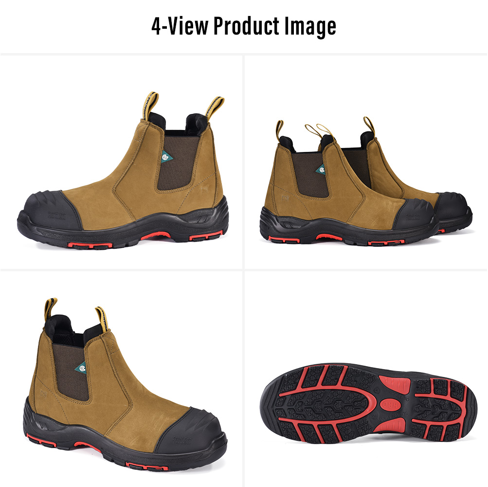 M-8025NB CSA EH Arbeitsstiefel aus metallfreiem Leder mit zusammengesetzter Zehenpartie Multi-View 