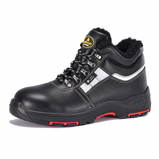 Isolierte Winter-Sicherheitsstiefel mit warmem Wollfutter | M-8027 IceShield