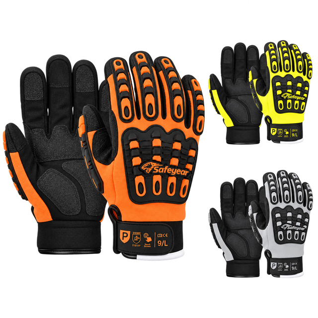 Aufprallschutz-Mechanikerhandschuhe FL-9001